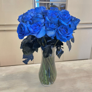 Blue Roses: Flowers Bouquet